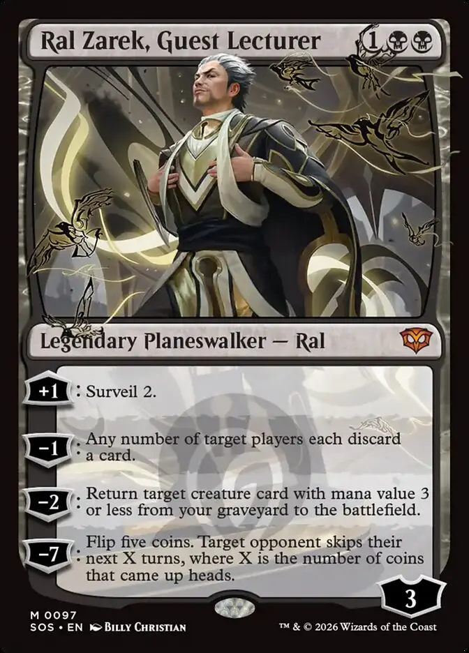 Ral Zarek, Guest Lecturer Secrets of Strixhaven #097