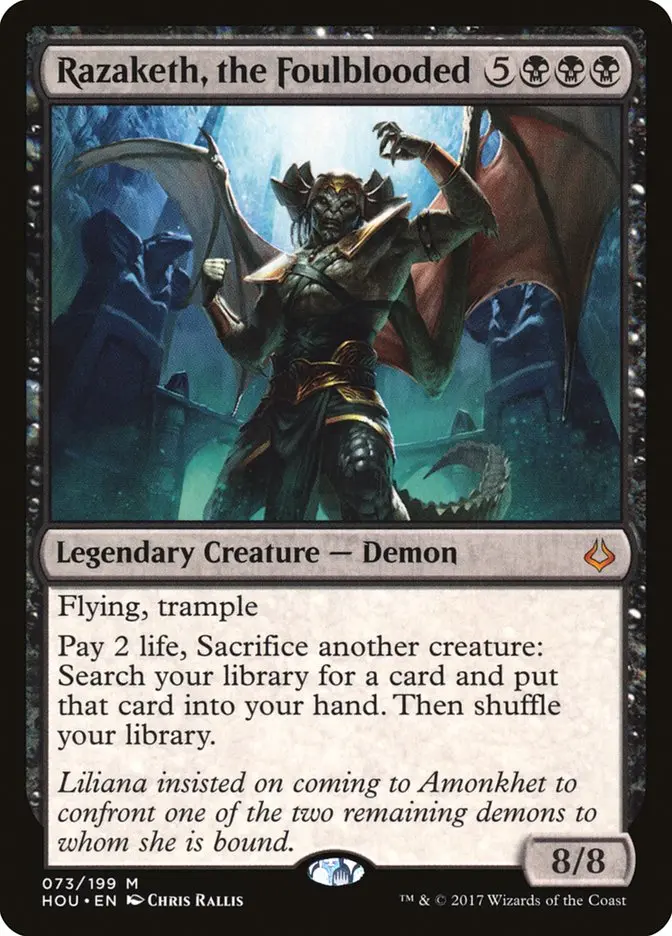 Razaketh, the Foulblooded - Hour of Devastation #073
