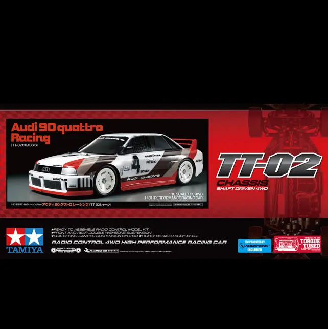 RC Audi 90 Quattro Racing (TT-02) | 1