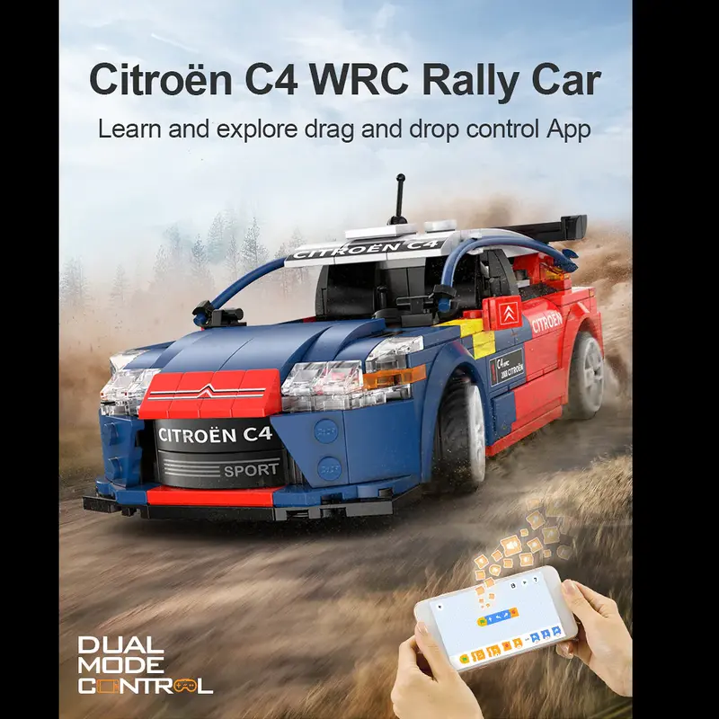 RC Citroën C4 WRC - Cada Brick Model Kit