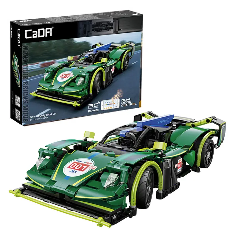RC Emerald Deity Sport Car CaDA Brick Kit