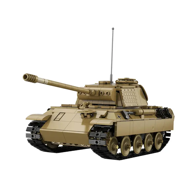 RC Panther Tank CaDA Brick Kit