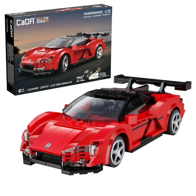 RC Yang Wang U9 Electric Super Coupé - Cada Bricks