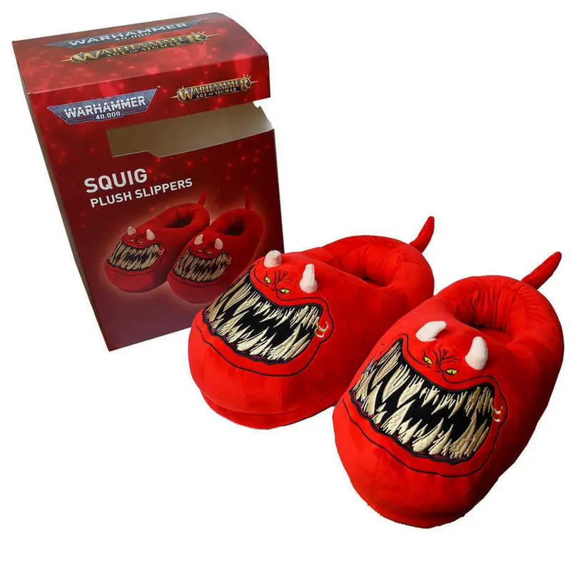 Red Squig Slippers - Warhammer 40k Gift