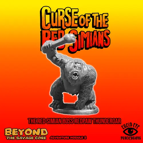 Redpaw Thunderoar the Red Simian - Beyond the Savage Core
