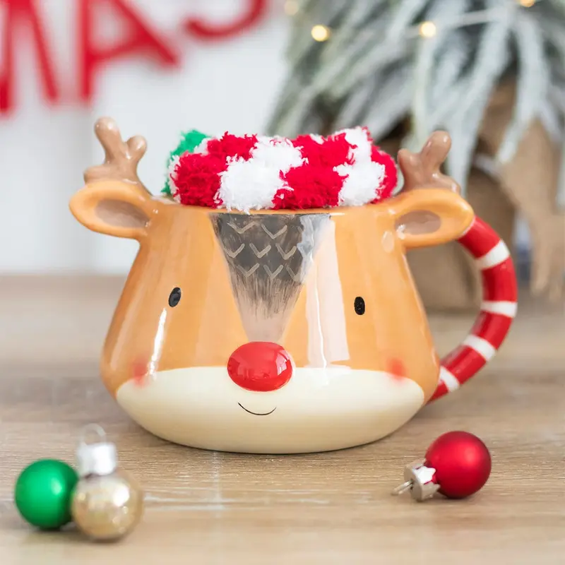 Reindeer Mug and Sock Set - CR00120