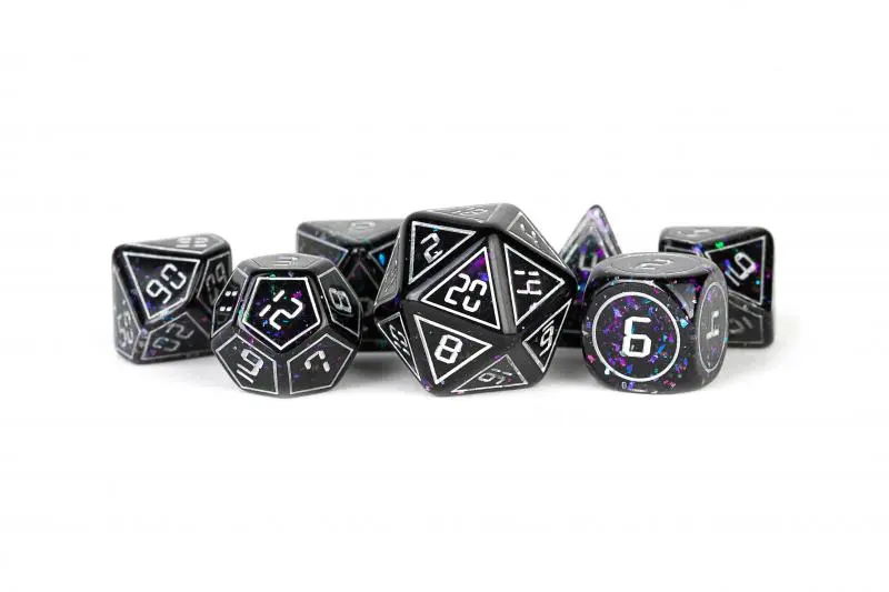 Resin Poly Dice Set
