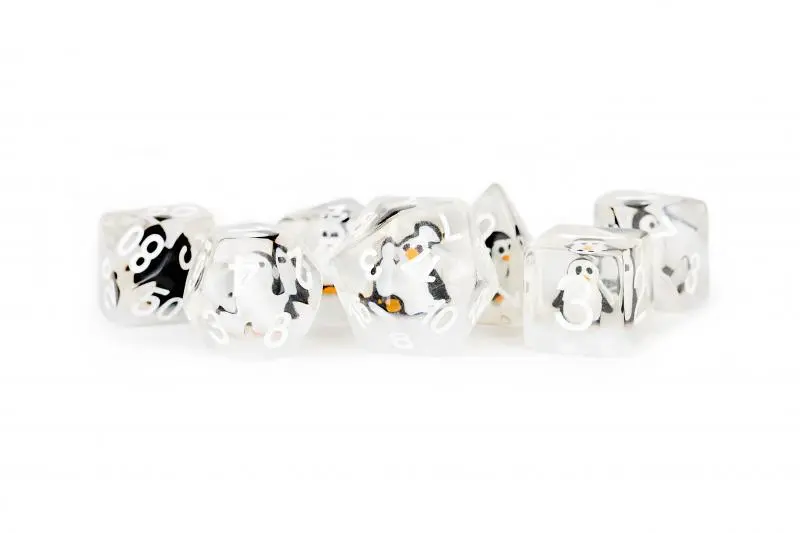 Resin Poly Dice Set