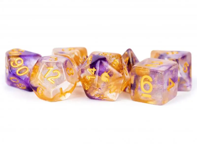 Resin Poly Dice Set