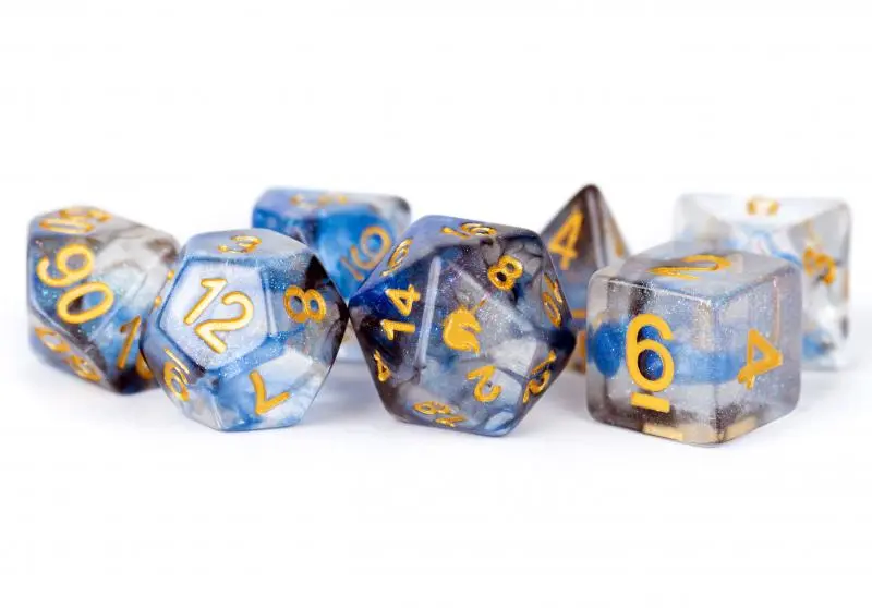 Resin Poly Dice Set