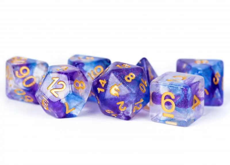 Resin Poly Dice Set