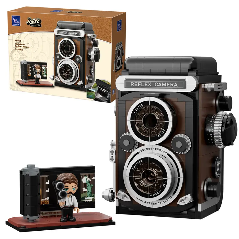 Retro Twin Lens Reflex Camera - Pantasy Brick Kit