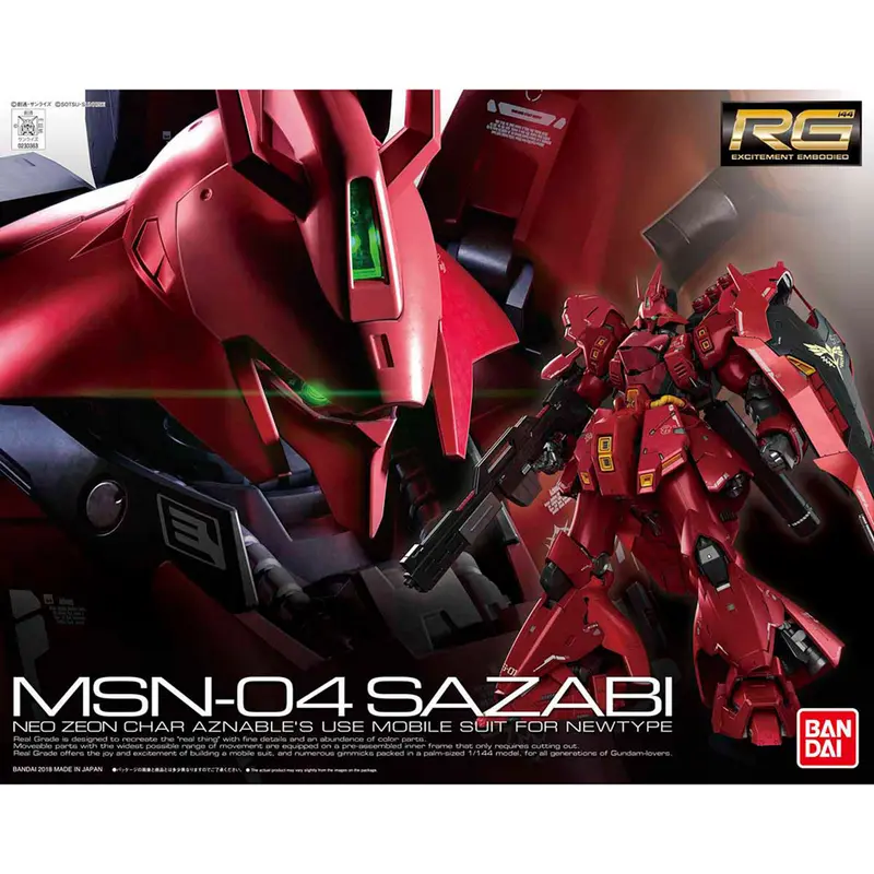 RG MSN-04 Sazabi – 1/144 Bandai Gunpla