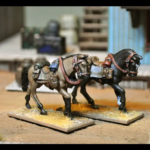 Riderless Horses- Dead Man’s Hand Miniatures