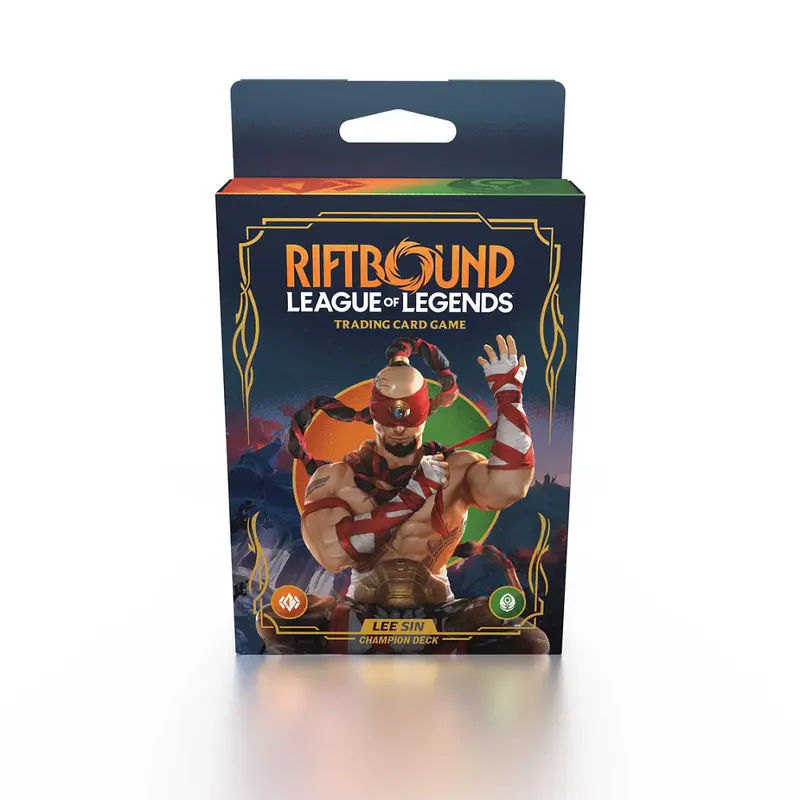Riftbound League Of Legends - Lee Sin Champion Deck TCG