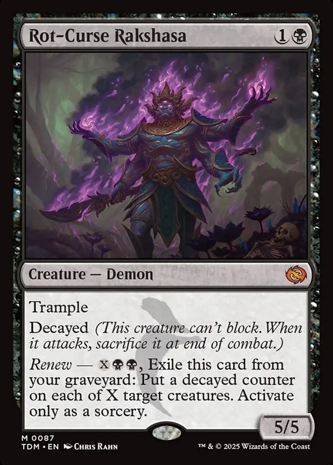 Rot-Curse Rakshasa Tarkir Dragonstorm #087