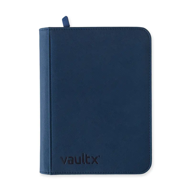 Royal Blue Vaultx 4-Pocket Zip Binder