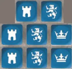 SAGA Dice - Medieval Dice Blue