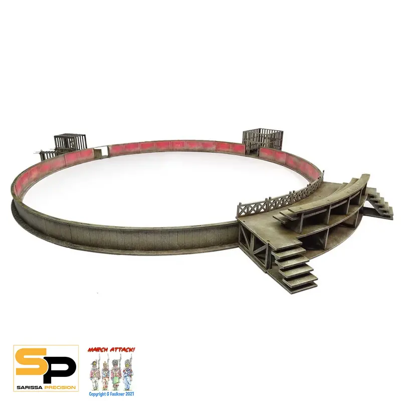Sarissa Precision Ludus Arena Scenery Set MDF Streets of Rome