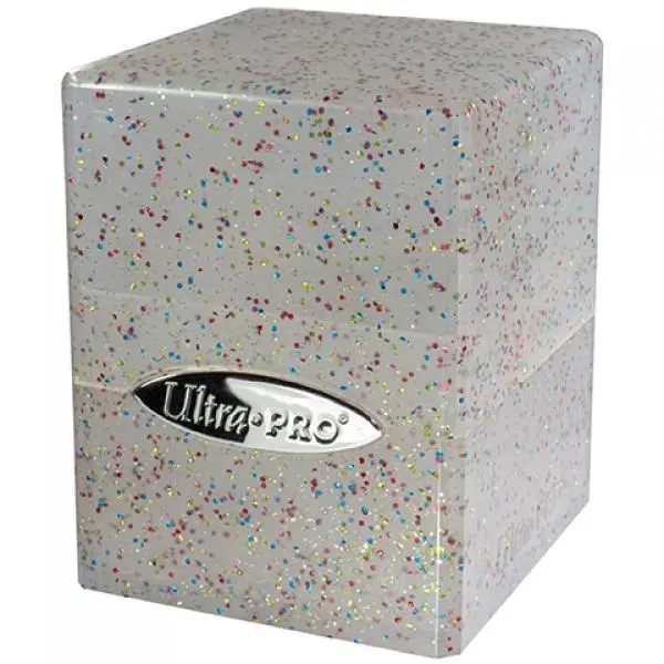 Satin Cube - Glitter Clear