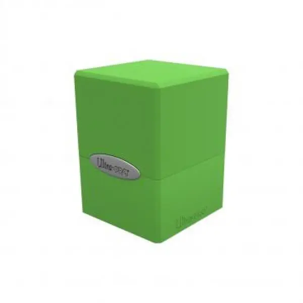 Satin Cube - Lime Green