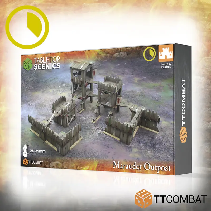 Savage Domain Marauder Outpost MDF Scenery Set