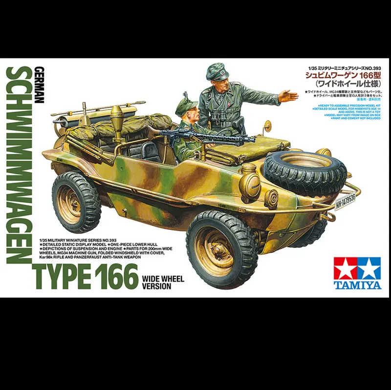 Schwimmwagen T166 Wide Wheel Version - Tamiya (1/35)