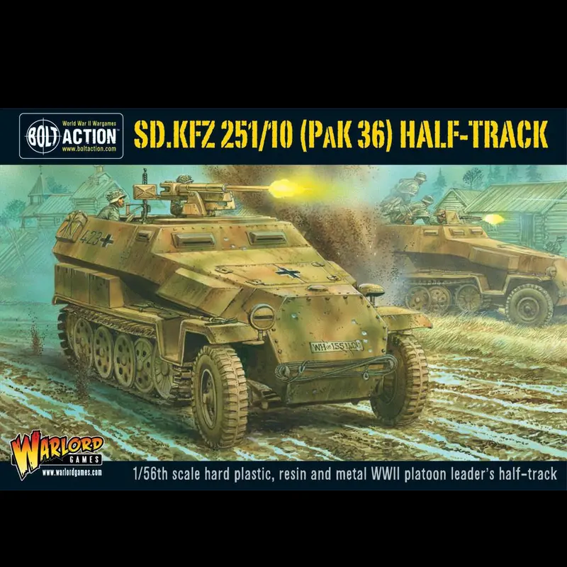 Sd.Kfz 251/10 (PaK 36) Half-Track - Bolt Action