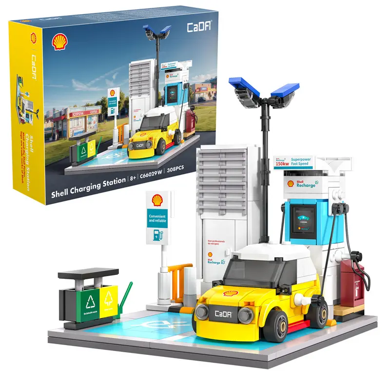 Shell Charging Station CaDA Bricks Kit