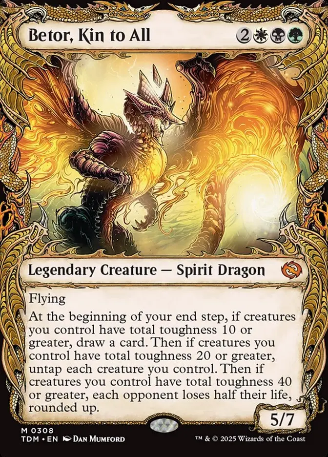 Showcase Betor, Kin to All Tarkir Dragonstorm #308