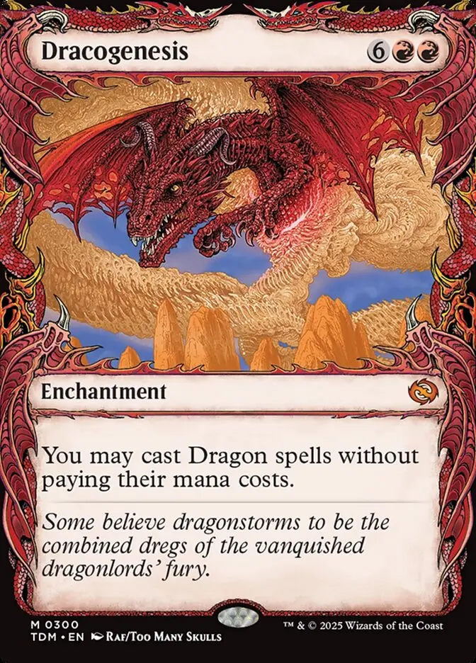 Showcase Dracogenesis Tarkir Dragonstorm #300