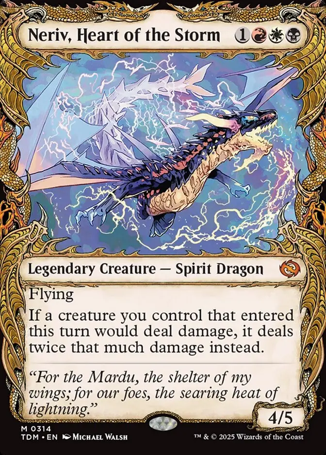 Showcase Neriv, Heart of the Storm Tarkir Dragonstorm #314