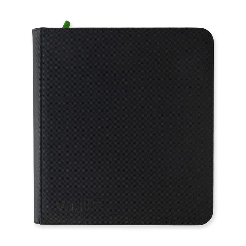 Signature Black Vaultx 12-Pocket Zip Binder
