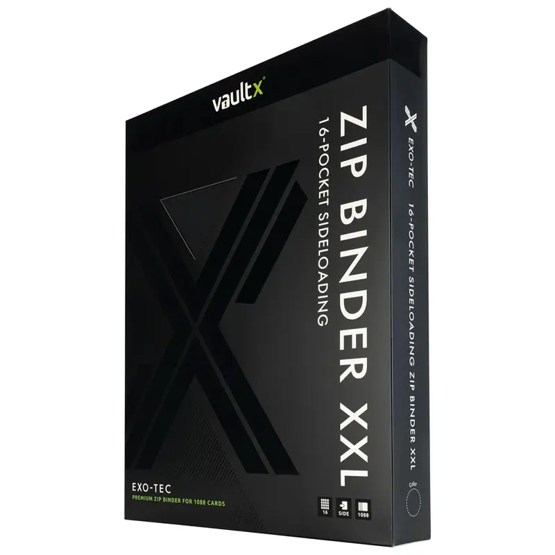 Signature Black Vaultx 16-Pocket XXL Zip Binder