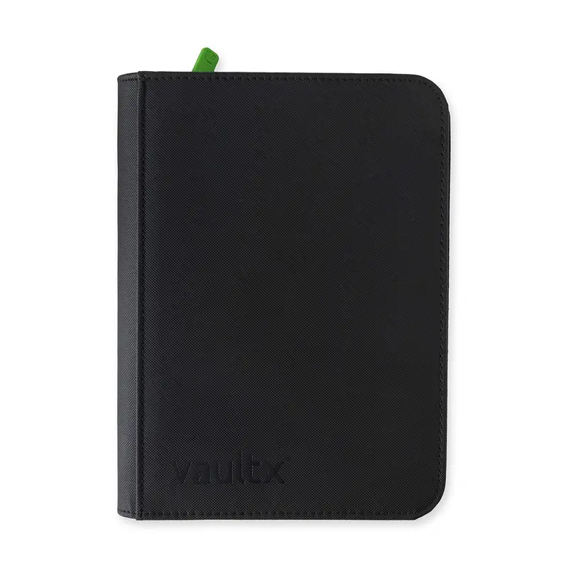 Signature Black Vaultx 4-Pocket Zip Binder