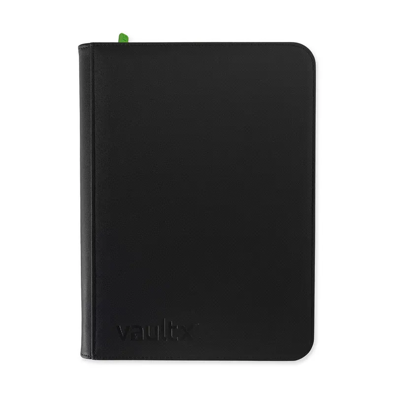 Signature Black Vaultx 9-Pocket Zip Binder