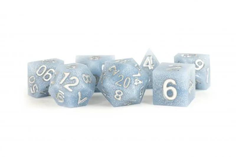 Silicone Rubber Poly Dice Set