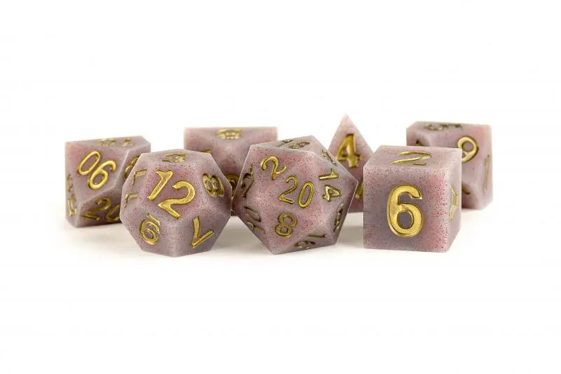 Silicone Rubber Poly Dice Set