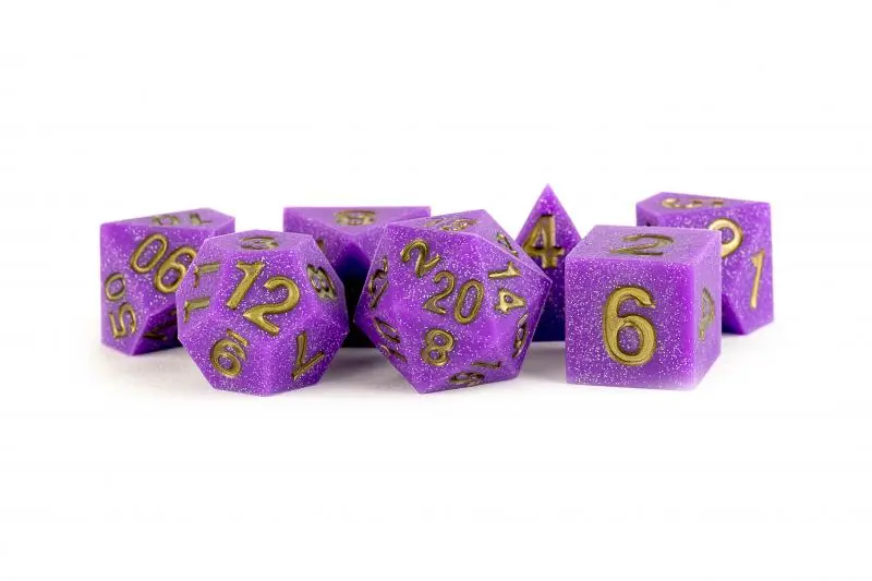 Silicone Rubber Poly Dice Set