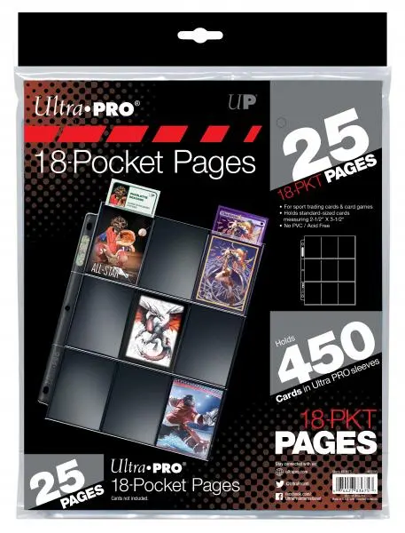 Silver Series 18-Pocket Pages (25 count retail pack) [ Pre-order ]