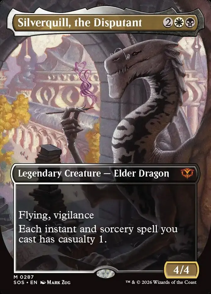 Silverquill, the Disputant Secrets of Strixhaven Borderless #287