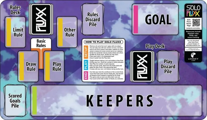 Solo Fluxx Playing Mat
