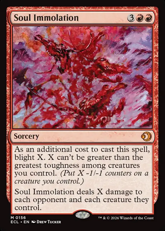 Soul Immolation Lorwyn Eclipsed #156