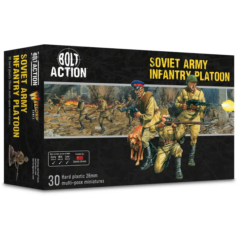 Soviet Army Infantry Platoon - Bolt Action