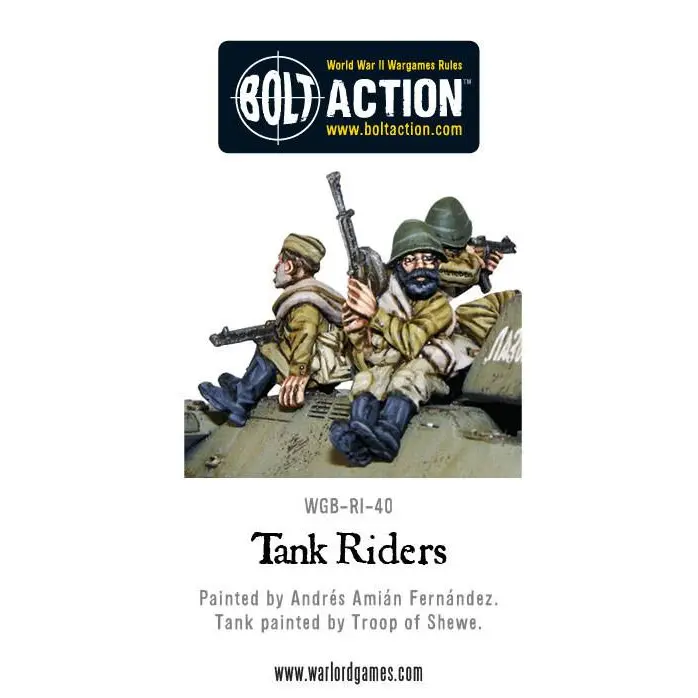 Soviet Army Tank Riders - Bolt Action