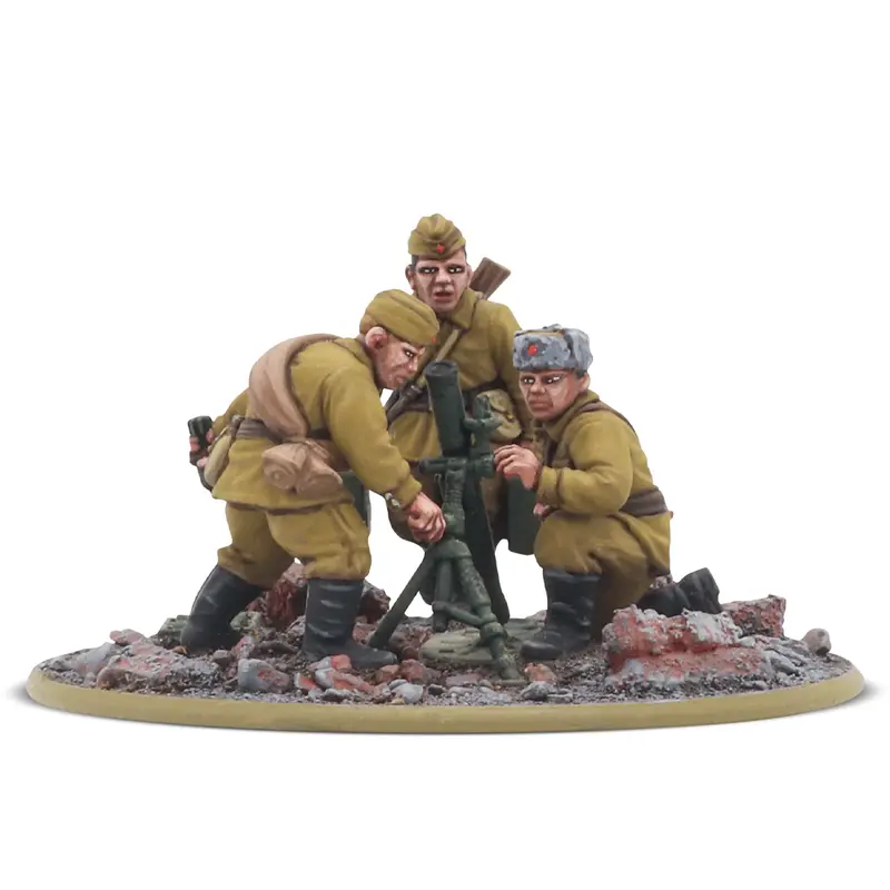 Soviet Infantry Medium Mortar Team - Bolt Action