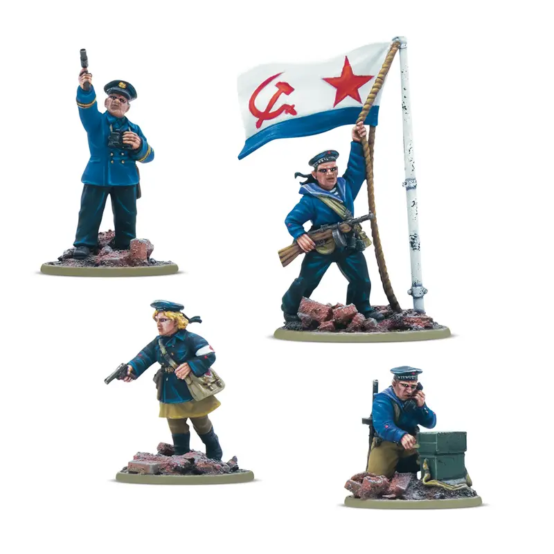 Soviet Naval Brigade HQ - Bolt Action Blister