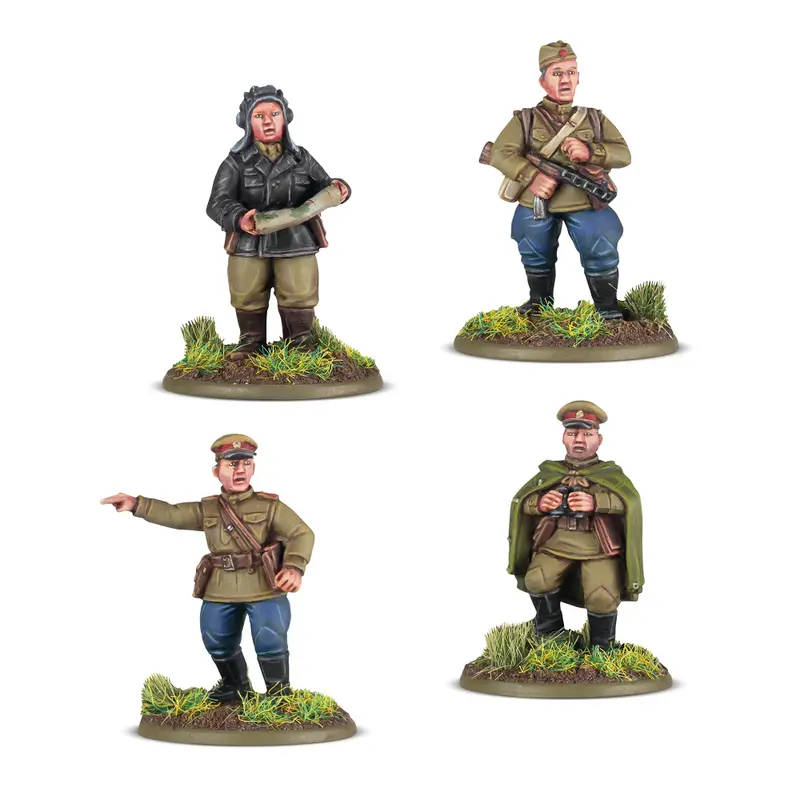 Soviet Platoon Commanders - Bolt Action