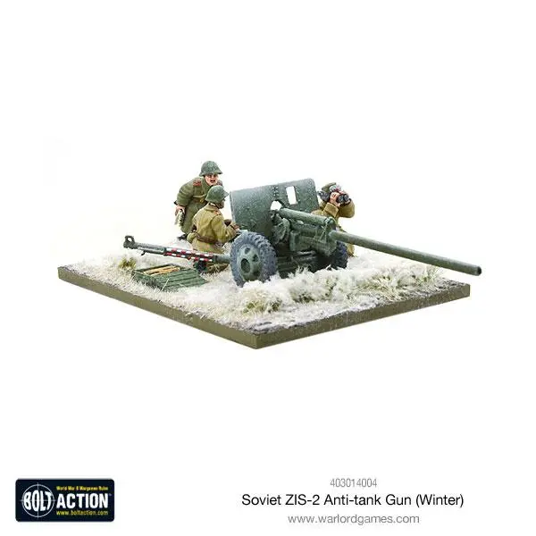 Soviet ZiS-2 Anti-Tank Gun (Winter)