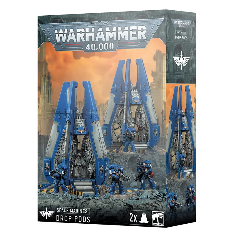 Space Marine Drop Pods
